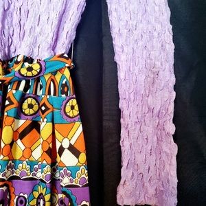 Vintage 1970s long sleeve disco dress